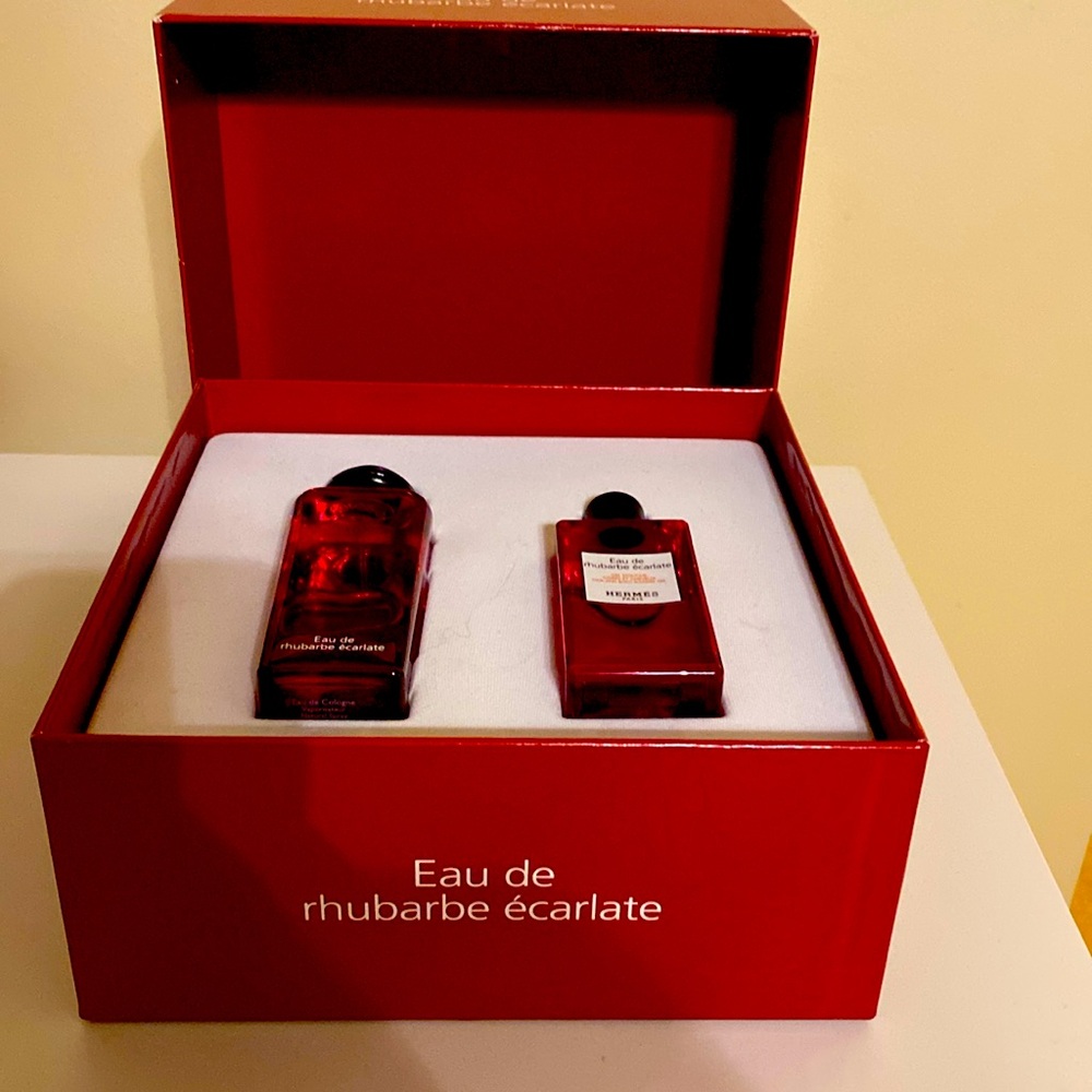 Hermes Eau de rhubarbe ecarlate, Eau de Cologne Natural Spray, 3.3 oz.